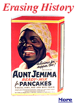 Aunt Jemima was first introduced as a minstrel show character in the 19th century. These shows were performed by white people in blackface portraying black people as dimwitted, lazy, easily frightened, chronically idle, superstitious, happy-go-lucky buffoons. 